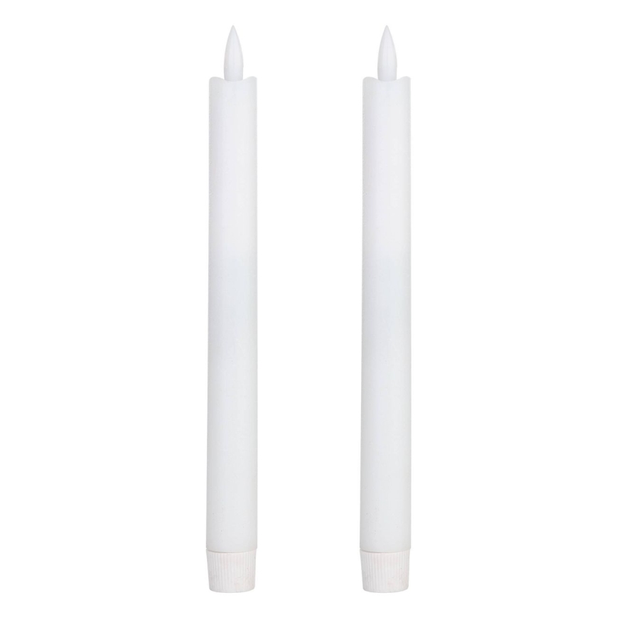 Eglo - SET 2x LED Candle LED/1xAAA 24,5 cm wit