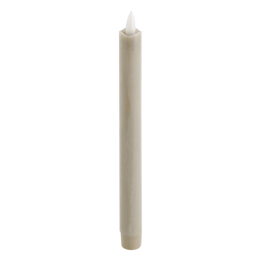 Eglo - SET 2x LED Candle LED/1xAAA 24,5 cm beige