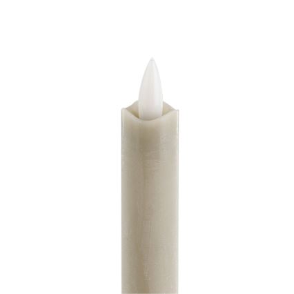 Eglo - SET 2x LED Candle LED/1xAAA 24,5 cm beige