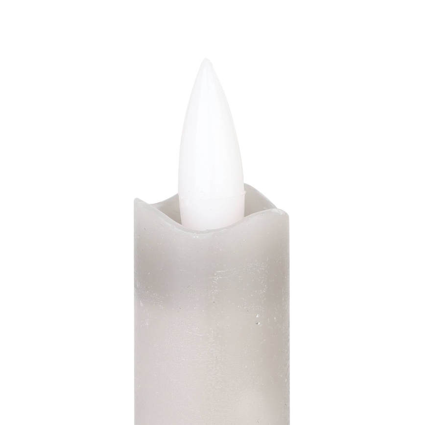 Eglo 422223 - SET 2x LED Candle ANTANABE LED/1xAAA 15 cm grijs