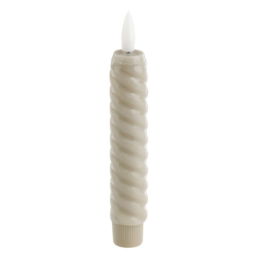 Eglo - SET 2x LED Candle LED/1xAAA 15 cm beige
