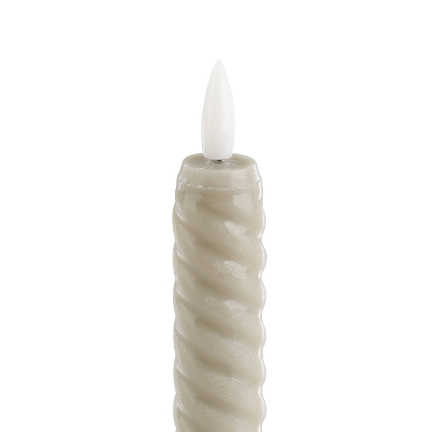 Eglo - SET 2x LED Candle LED/1xAAA 15 cm beige