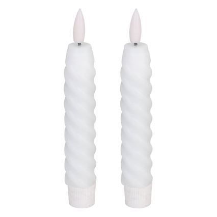 Eglo - SET 2x LED Candle LED/1xAAA 15 cm wit