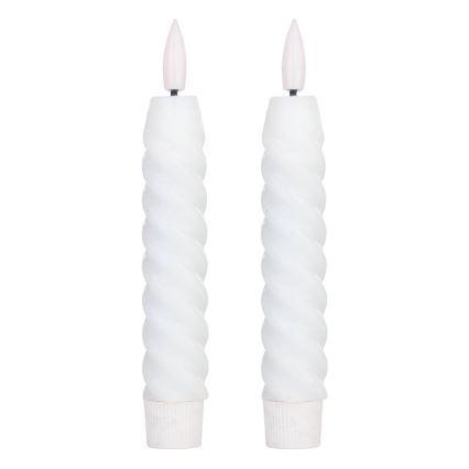 Eglo - SET 2x LED Candle LED/1xAAA 15 cm wit