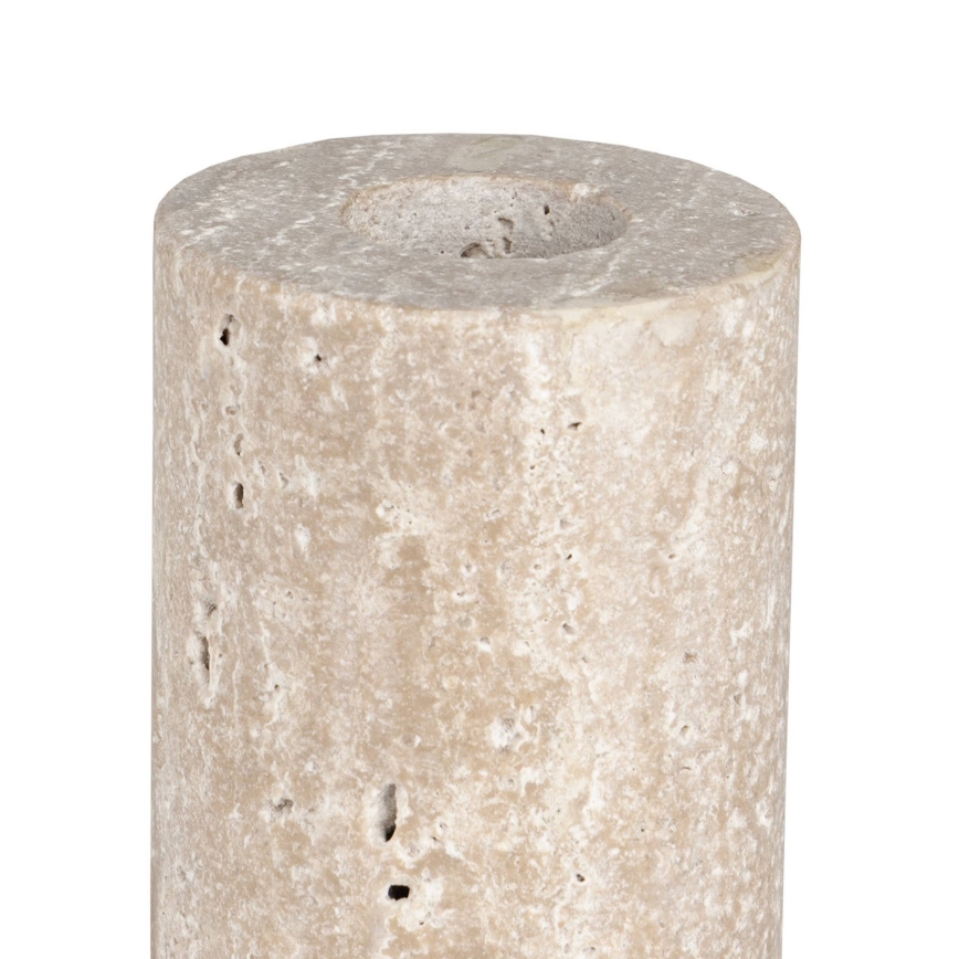 Eglo - Bougeoir 7,5x5 cm marbre/beige