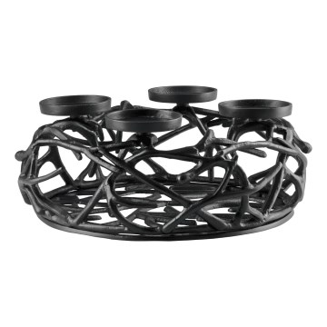 Eglo 422732 - Bougeoir OROQUIETA 13,5x35 cm noir