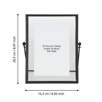 Eglo - Fotolijst 10x15 cm zwart