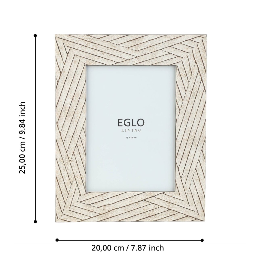 Eglo - Fotolijst 13x18 cm beige