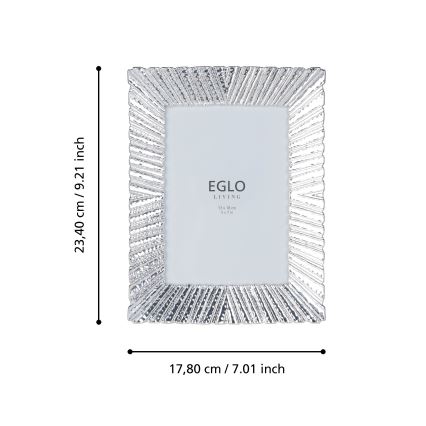Eglo 423221 - Fotolijst BUGRINO 13x18 cm zilver