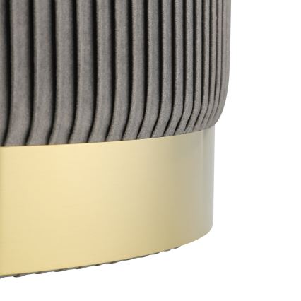 Eglo - LOT 2x Tabouret d. 31,5/36 cm gris/doré