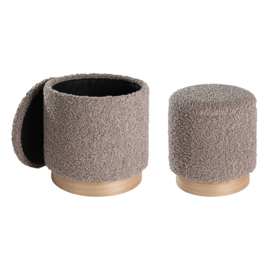 Eglo - SET 2x Krukje diameter 31,5/38,5 cm bruin