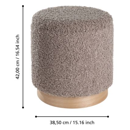 Eglo - SET 2x Krukje diameter 31,5/38,5 cm bruin