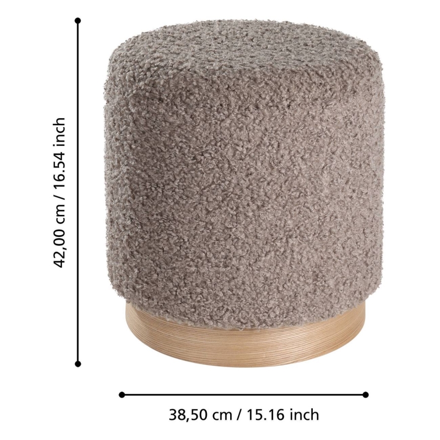 Eglo - SET 2x Krukje diameter 31,5/38,5 cm bruin