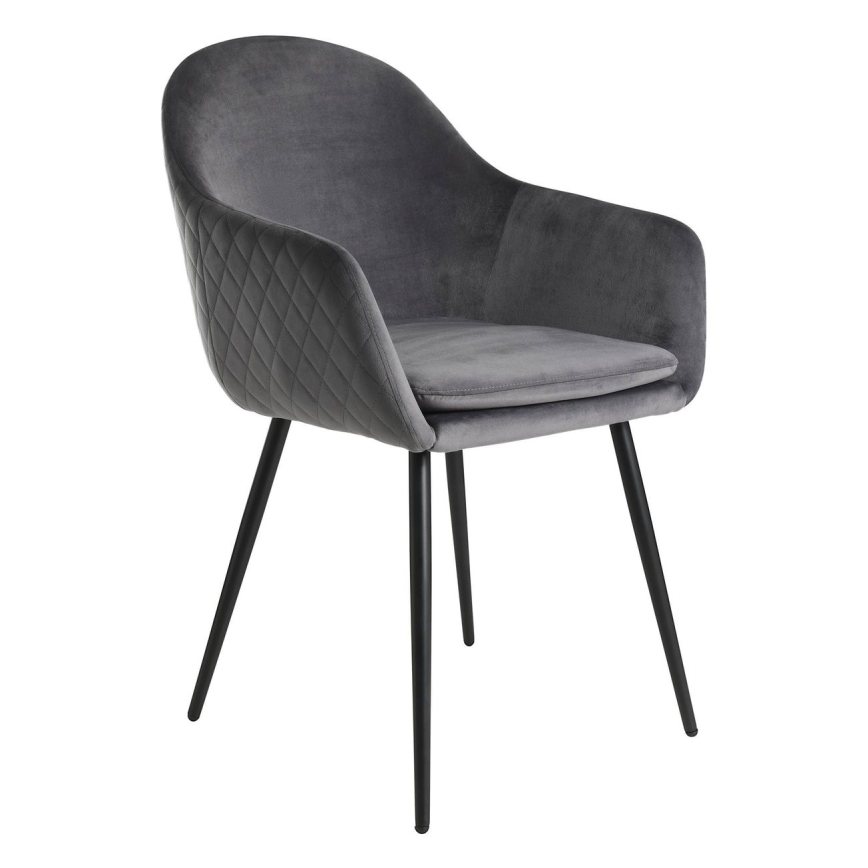 Eglo - Chaise de salle à manger 87,5x58,5 cm gris