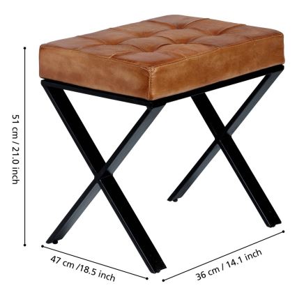 Eglo 424752 - Tabouret YAMATSURI 47 x 51 cm marron