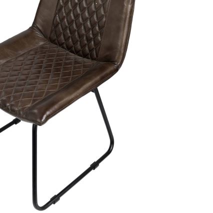 Eglo - Chaise de salle à manger 88x63 cm marron
