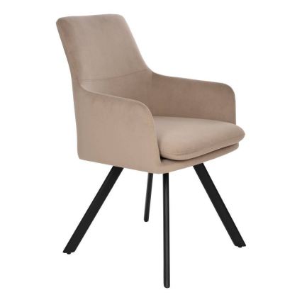 Eglo 424942 - Fauteuil APALIT 86x60 cm beige/zwart