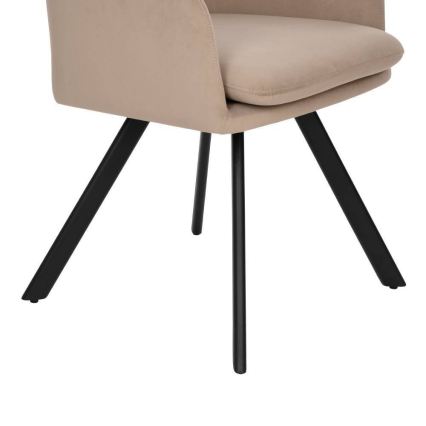 Eglo 424942 - Fauteuil APALIT 86x60 cm beige/zwart