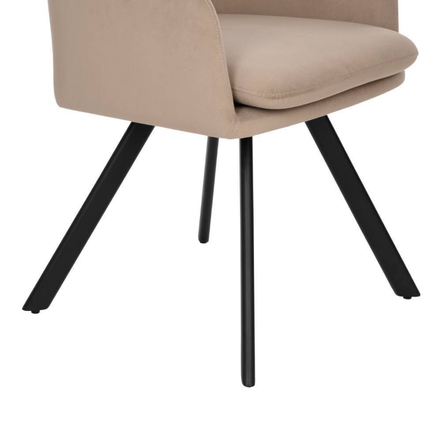 Eglo 424942 - Fauteuil APALIT 86x60 cm beige/zwart