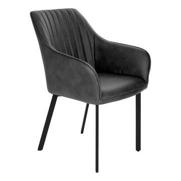 Eglo 424943 - Chaise de salle à manger MASANTOL 88 x 57 cm noire