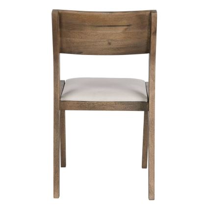 Eglo - Chaise de salle à manger 84x55 cm marron/crème