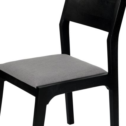 Eglo - Chaise de salle à manger 84x55 cm noir/gris
