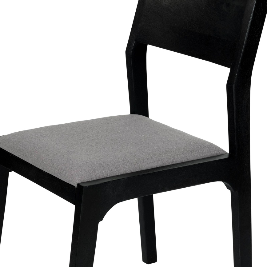 Eglo - Chaise de salle à manger 84x55 cm noir/gris