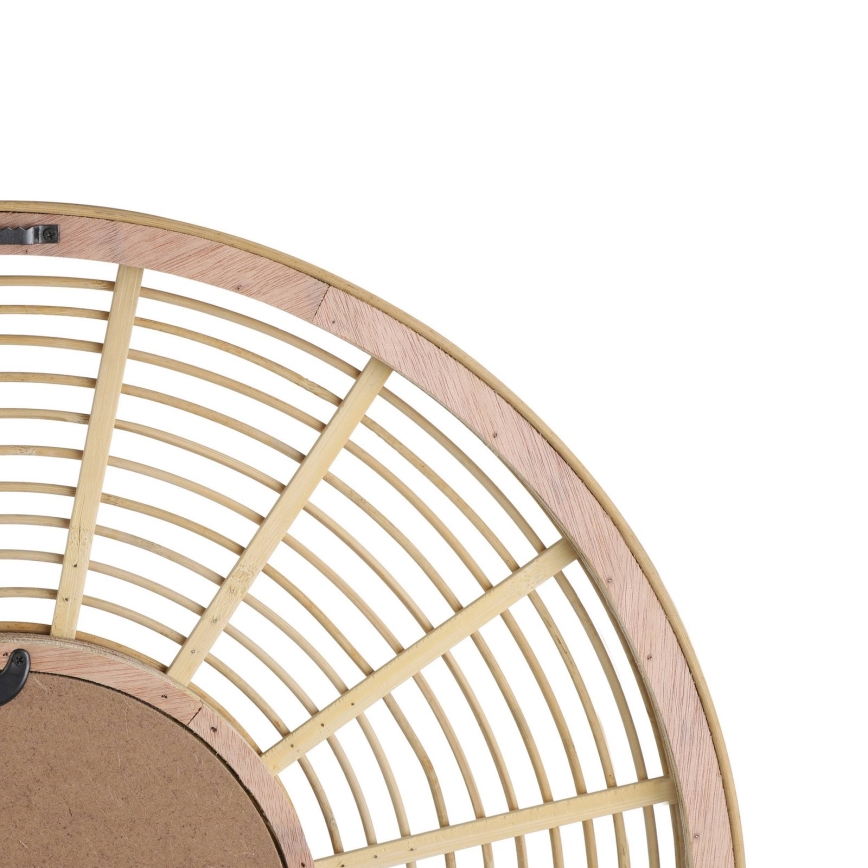 Eglo - muur spiegel diameter 55 cm bamboe