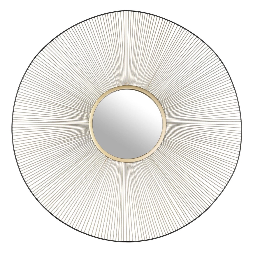 Eglo - Wandspiegel Ø 76 cm goud/zwart