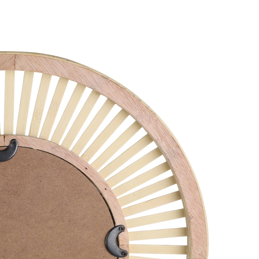 Eglo 425037 - Wandspiegel MITSUKE, Ø 40 cm, bamboe