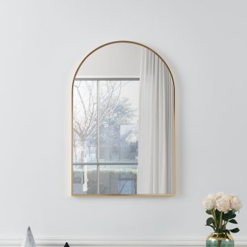 Eglo 425057 - Miroir mural AMBERY 75,5x50,5 cm doré