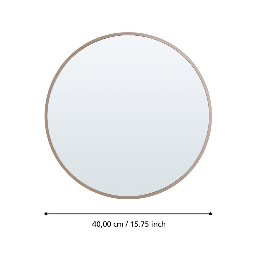 Eglo 425058 - Miroir mural BANI Ø 40 cm beige