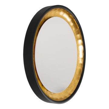 Eglo 425062 - Wandspiegel BONTANG Ø 90 cm zwart/goud