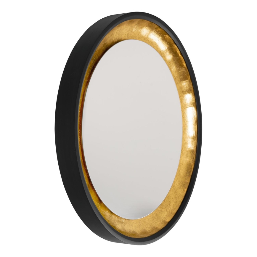 Eglo 425062 - Wandspiegel BONTANG Ø 90 cm zwart/goud