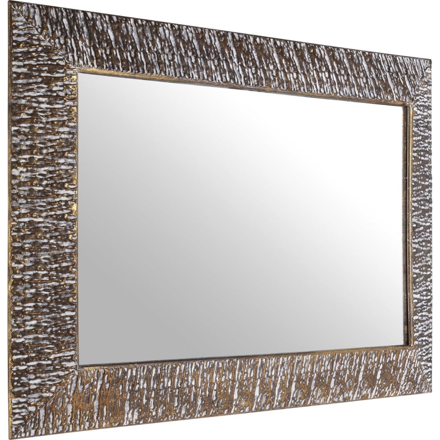 Eglo 425076 - Miroir mural TOAMASINA 100 x 70,5 cm, finition bronze