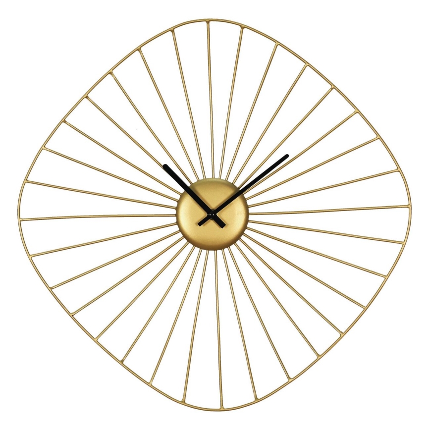 Eglo - Wand klok 1xAA 50x50 cm goud