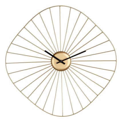 Eglo - Wand klok 1xAA 50x50 cm goud