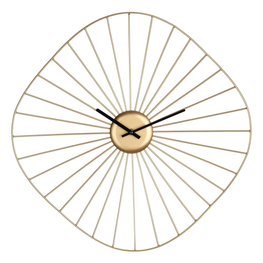 Eglo - Wand klok 1xAA 50x50 cm goud