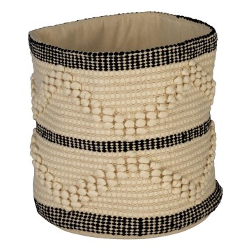 Eglo 426518 - Panier décoratif TOYAMA 25 x 25 cm beige/noir