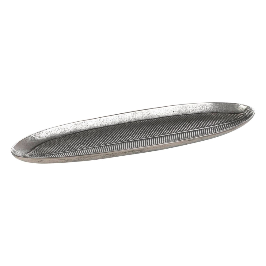 Eglo - Decoratief dienblad 16,5x54 cm zilver