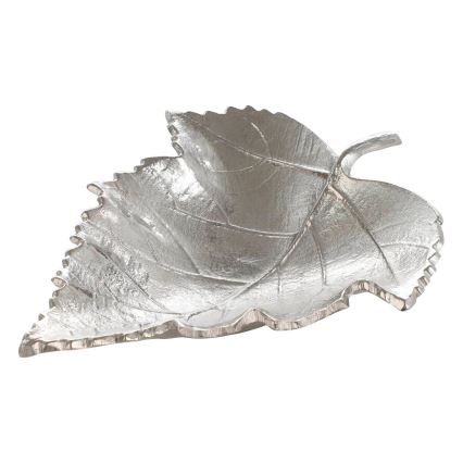 Eglo - Decoratief dienblad 18,5x23,5 cm blad/zilver