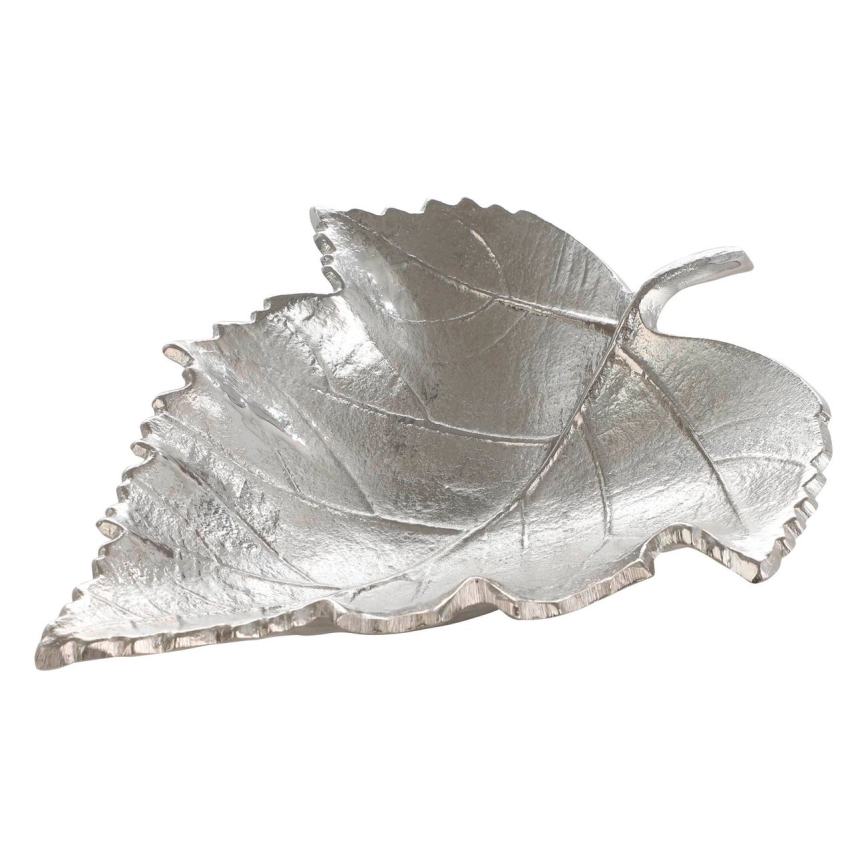 Eglo - Decoratief dienblad 18,5x23,5 cm blad/zilver