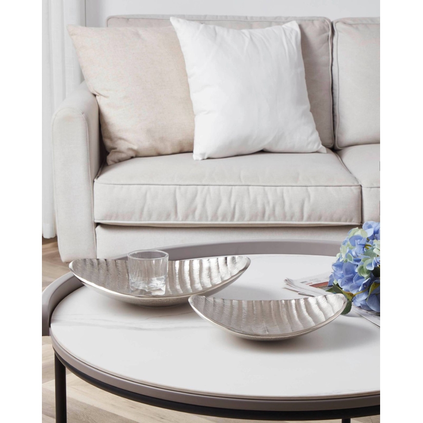 Eglo - Decoratief dienblad 23,5x32,5 cm zilver
