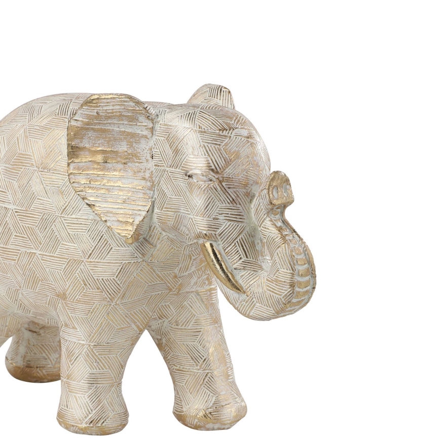Eglo - Decoratie 20,5x28 cm olifant/hars