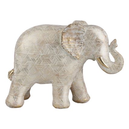 Eglo - Decoratie 20,5x28 cm olifant/hars