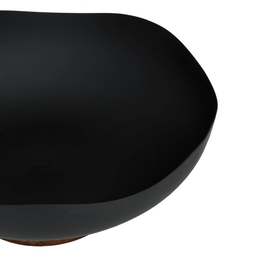 Eglo - Decoratief dienblad diameter 25 cm zwart