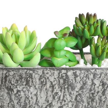 Eglo - Kunstplant in een bloempot 14,5x17,8 cm succulent