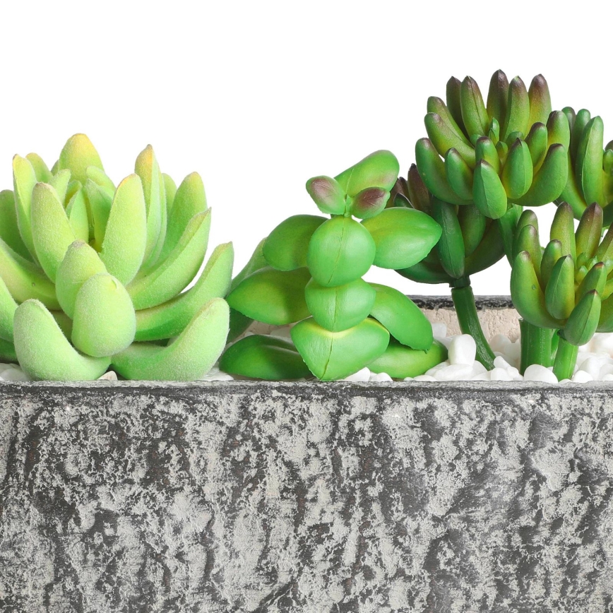 Eglo - Kunstplant in een bloempot 14,5x17,8 cm succulent