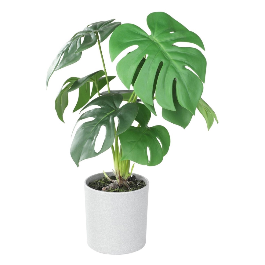 Eglo - Plante artificielle dans un pot de fleurs 42x30 cm monstera