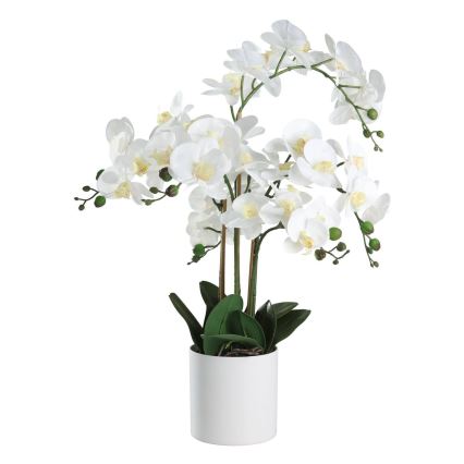 Eglo - Kunstplant in een bloempot 65x50 cm orchidee